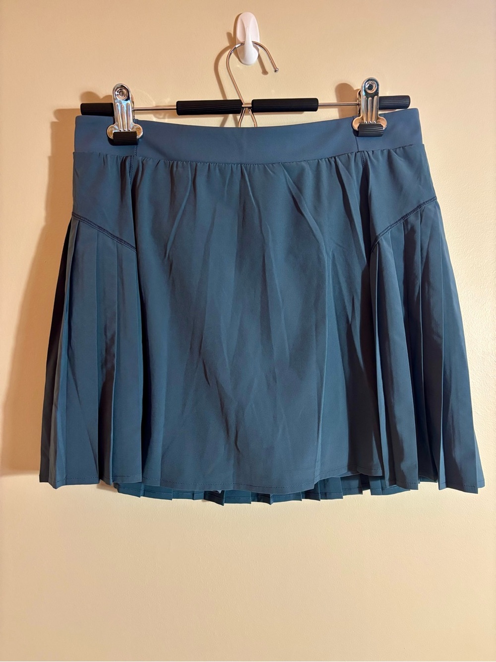 Spanx Get Moving Pleated Athletic Tennis Skort in Storm Blue Women’s size Large